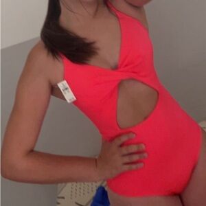 One piece bathing suit